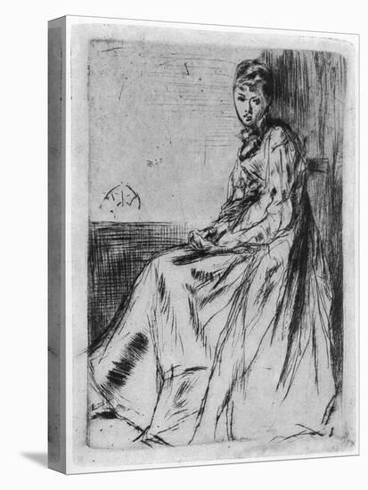 Maude, Seated, 19th Century-James Abbott McNeill Whistler-Stretched Canvas