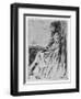 Maude, Seated, 19th Century-James Abbott McNeill Whistler-Framed Giclee Print