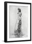 Maude, Standing, 1873-James Abbott McNeill Whistler-Framed Giclee Print