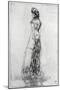 Maude, Standing, 1873-James Abbott McNeill Whistler-Mounted Giclee Print