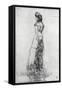 Maude, Standing, 1873-James Abbott McNeill Whistler-Framed Stretched Canvas