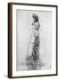 Maude, Standing, 1873-James Abbott McNeill Whistler-Framed Giclee Print