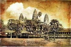 Anciet Angkor - Artwork in Painting Style (From My Cambodian Series)-Maugli-l-Art Print