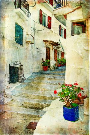 Traditional Greece -Pictorial Streets, Artistic Picture