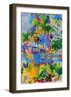 Maui Aloha, 2023 (Watercolour)-Peter Graham-Framed Giclee Print