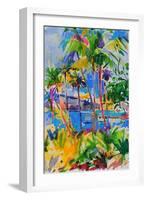 Maui Aloha, 2023 (Watercolour)-Peter Graham-Framed Giclee Print