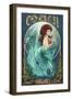 Maui, Hawaii - Mermaid-Lantern Press-Framed Art Print