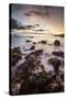 Maui, Hawaii, USA: La Perouse Bay During Sunset With Kaho'Olawe In The Background-Axel Brunst-Stretched Canvas