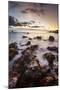 Maui, Hawaii, USA: La Perouse Bay During Sunset With Kaho'Olawe In The Background-Axel Brunst-Mounted Photographic Print