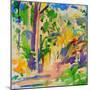 Maui Rainforest, 2023 (Watercolour)-Peter Graham-Mounted Giclee Print