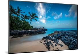 Maui'S Secret Cove Under Stars-null-Mounted Art Print