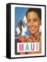 Maui, Surfer and Diving Boy-null-Framed Stretched Canvas