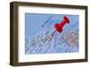 Maui Town of Hana, Hawaii, Pinned on Map.-Below the Sky-Framed Photographic Print