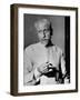 Maulana Azad, Moslem Head of India's Congress Party, Holding a Lit Cigar-Margaret Bourke-White-Framed Photographic Print