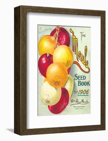 Maule Seed Book Philadelphia-null-Framed Art Print