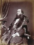 TC Fendick, Master of the Worshipful Company of Glaziers Wearing His Master's Badge, C1865-Maull & Co-Photographic Print