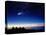 Mauna Kea Observatory & Comet Hale-Bopp-David Nunuk-Stretched Canvas