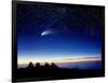 Mauna Kea Observatory & Comet Hale-Bopp-David Nunuk-Framed Photographic Print