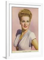 Maureen O'Hara, Irish Actress and Film Star-null-Framed Photographic Print