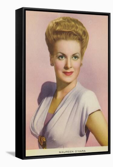 Maureen O'Hara, Irish Actress and Film Star-null-Framed Stretched Canvas