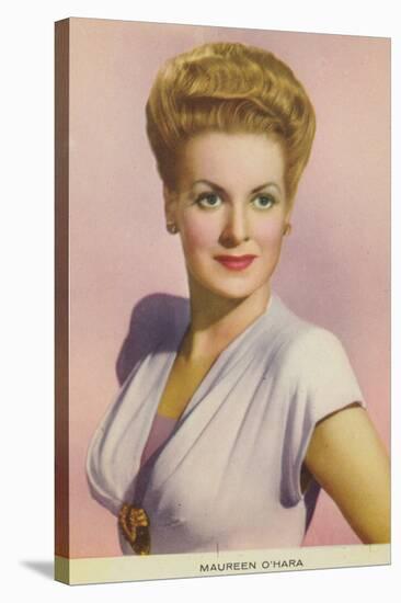 Maureen O'Hara, Irish Actress and Film Star-null-Stretched Canvas