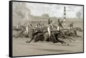 Maurer: Horse Race-Louis Maurer-Framed Stretched Canvas