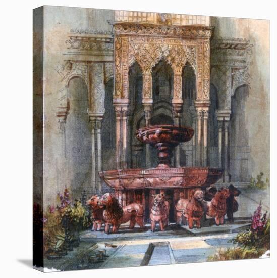 Mauresque Fountain, 1820-1876-George Sand-Stretched Canvas