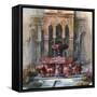 Mauresque Fountain, 1820-1876-George Sand-Framed Stretched Canvas