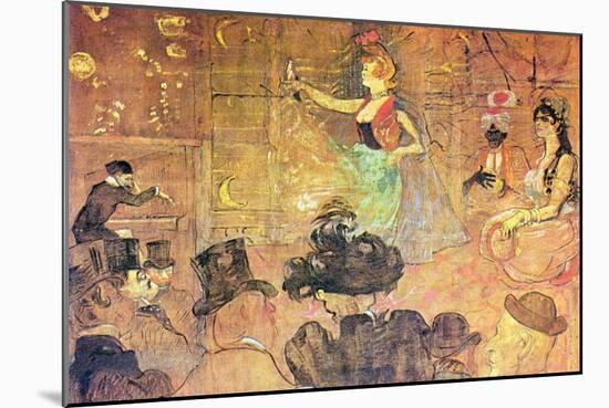 Mauri Dance-Henri de Toulouse-Lautrec-Mounted Art Print