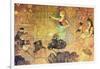 Mauri Dance-Henri de Toulouse-Lautrec-Framed Art Print