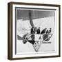 Maurice Berteaux, Minister for the War in the Lebaudy Airship, 3rd November 1905-null-Framed Premium Giclee Print