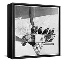 Maurice Berteaux, Minister for the War in the Lebaudy Airship, 3rd November 1905-null-Framed Stretched Canvas