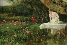 The Poppy Garden-Maurice Bompard-Giclee Print