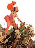 "Circus Bareback Riders," Saturday Evening Post Cover, April 6, 1935-Maurice Bower-Giclee Print