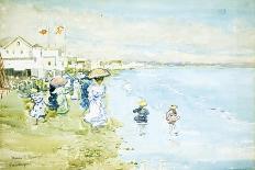 New England Beach Scene, C.1896-97-Maurice Brazil Prendergast-Giclee Print