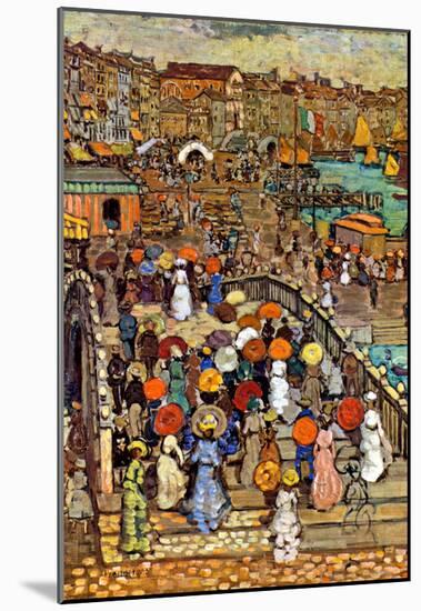 Maurice Brazil Prendergast Venice Art Print Poster-null-Mounted Poster