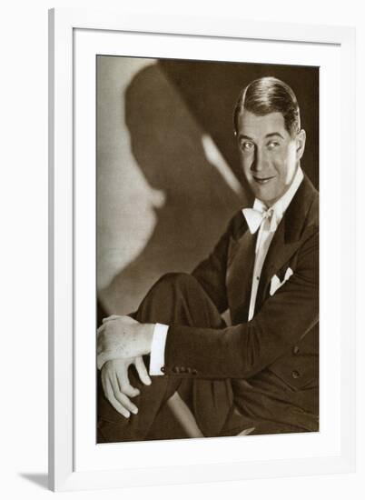Maurice Chevalier, French Actor, 1933-null-Framed Giclee Print
