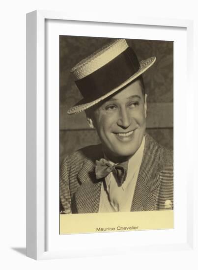 Maurice Chevalier-null-Framed Photographic Print