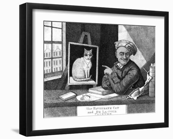 Maurice de La Tour-John Kay-Framed Art Print