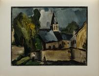 L'Eglise de Bougival, 1913-Maurice De Vlaminck-Collectable Print