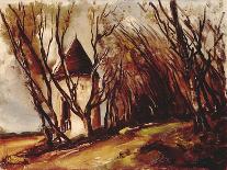 Cottages at the Roadside-Maurice Vlaminck-Framed Art Print