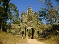 The Entrance Gate to Angkor Thom, Angkor, Siem Reap, Cambodia-Maurice Joseph-Photographic Print