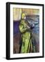 Maurice Joyant At The Bay Somme-Henri de Toulouse-Lautrec-Framed Art Print
