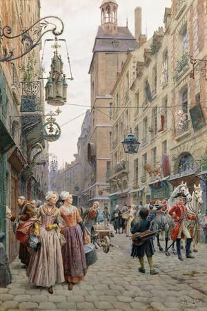The Busy Street, 1898