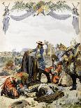 Louis XV Is Kissed by His Dying Great Grandfather, Louis XIV-Maurice Leloir-Mounted Art Print