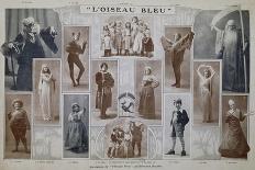 Protagonists of L'Oiseau Bleu-Maurice Maeterlinck-Framed Giclee Print