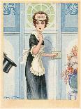 Maid, Milliere-Maurice Milliere-Framed Art Print