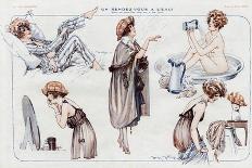 Woman Dressing, Milliere-Maurice Milliere-Art Print