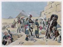 Egyptian Campaign Napoleon with the Savants Contemplates the Antiquities of Egypt-Maurice Orange-Framed Art Print