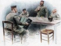 Fatigue Duty at Headquaters, German Prisoners in Dinan, 1915-Maurice Orange-Framed Giclee Print